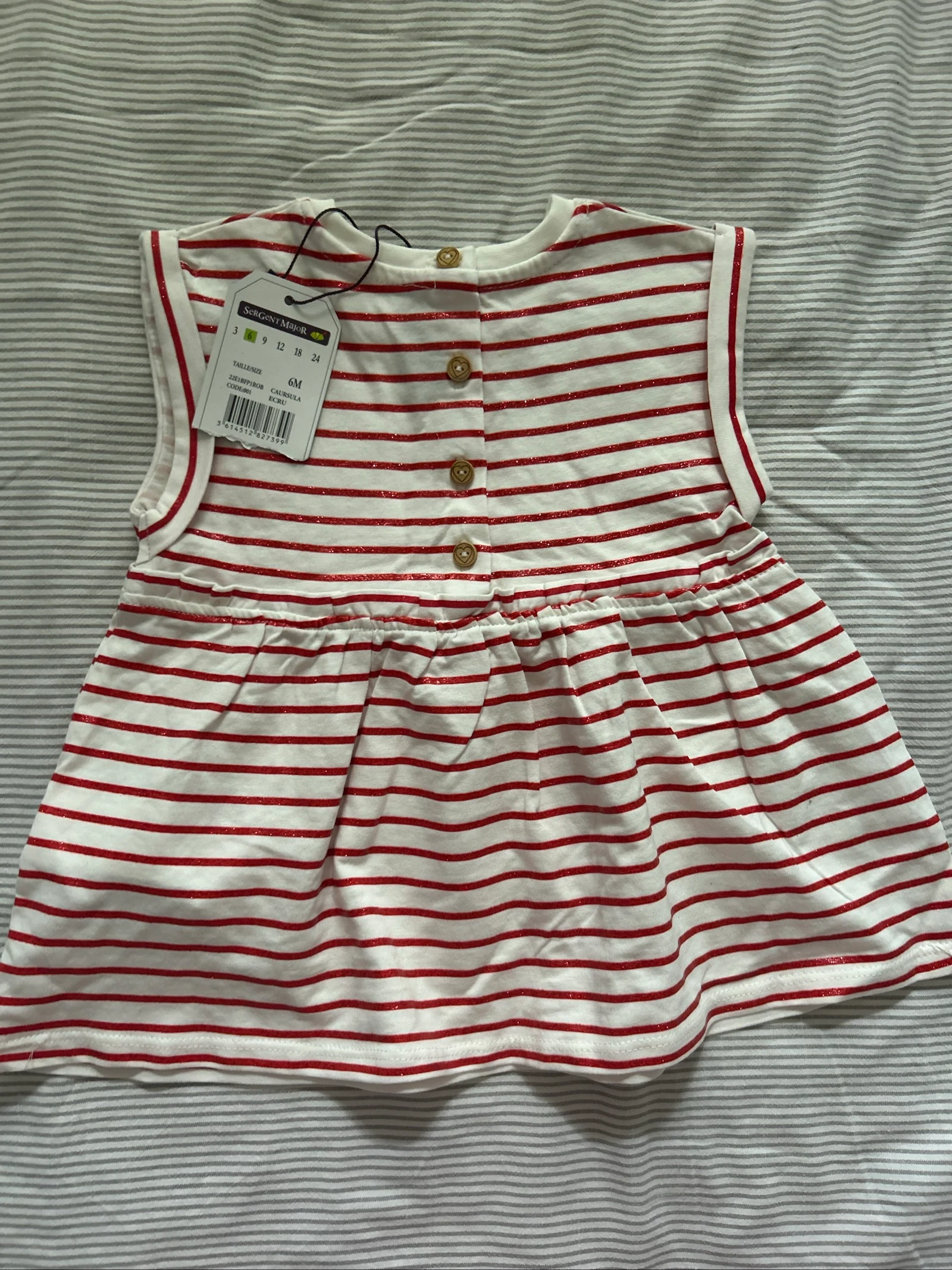 Lote de 2 vestidos nuevos con etiquetas – Okaïdi & Sergent Major – 6 meses / 68cm – photo 13